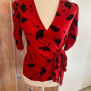 Veronica M. Wrap Blouse. Size Small. NWOT